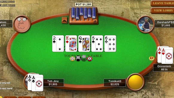 Where to play poker online in us for money